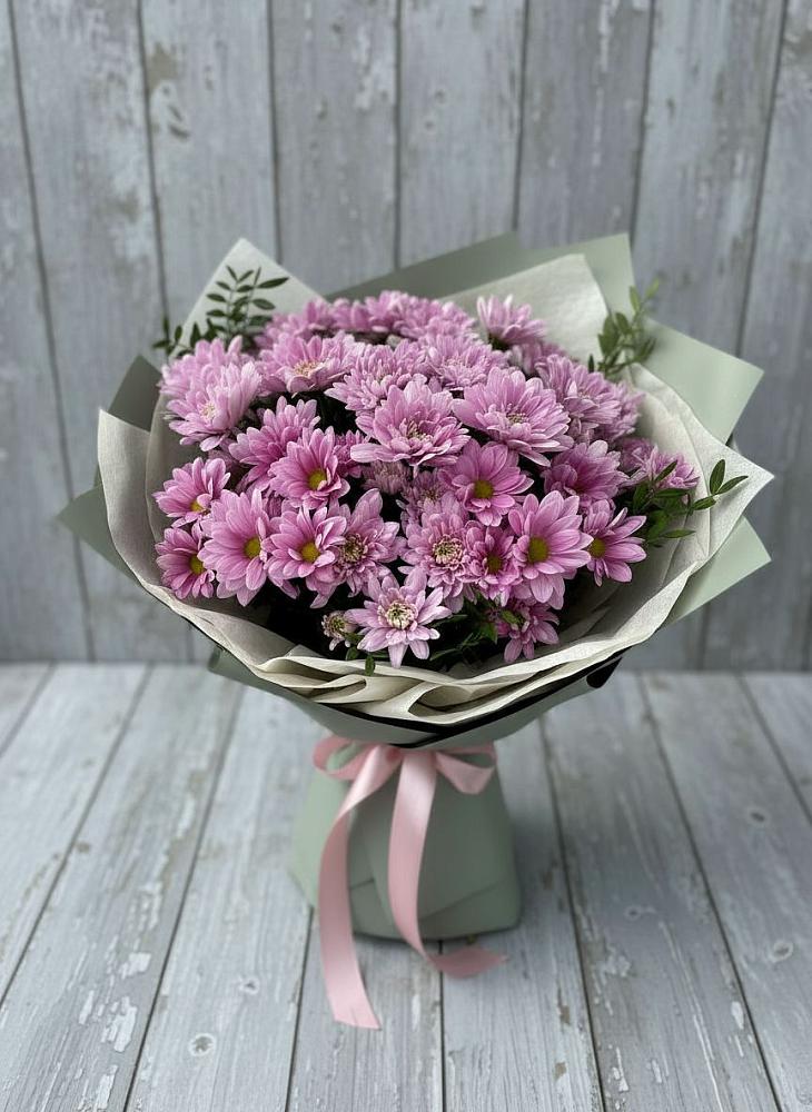 Букет цветов из: Хризантемы в Дубровке