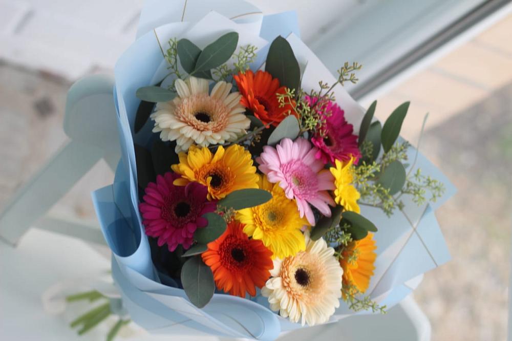 Букет цветов из: Герберы в Дубровке