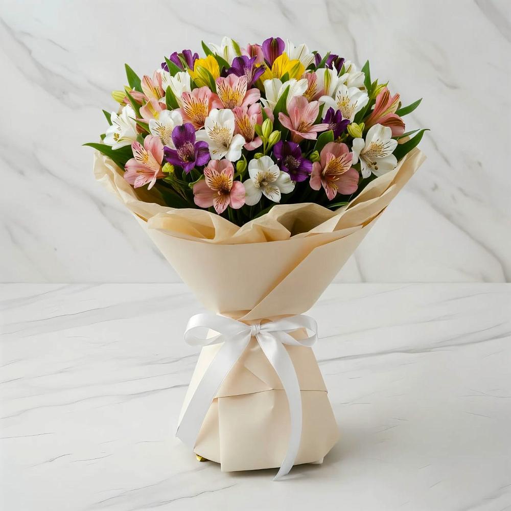 Букет цветов из: Альстромерии в Дубровке