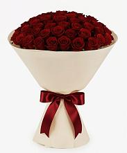 Букет 101 Бордовая роза Блэк Бакарра в Дубровке