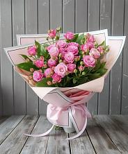 Букет Розовый кустик в Дубровке