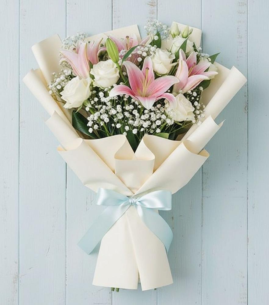 Букет цветов из: Лилии в Дубровке