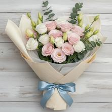 Букет цветов из:  Лизиантусы #REPLACE_PRED# Дубровке