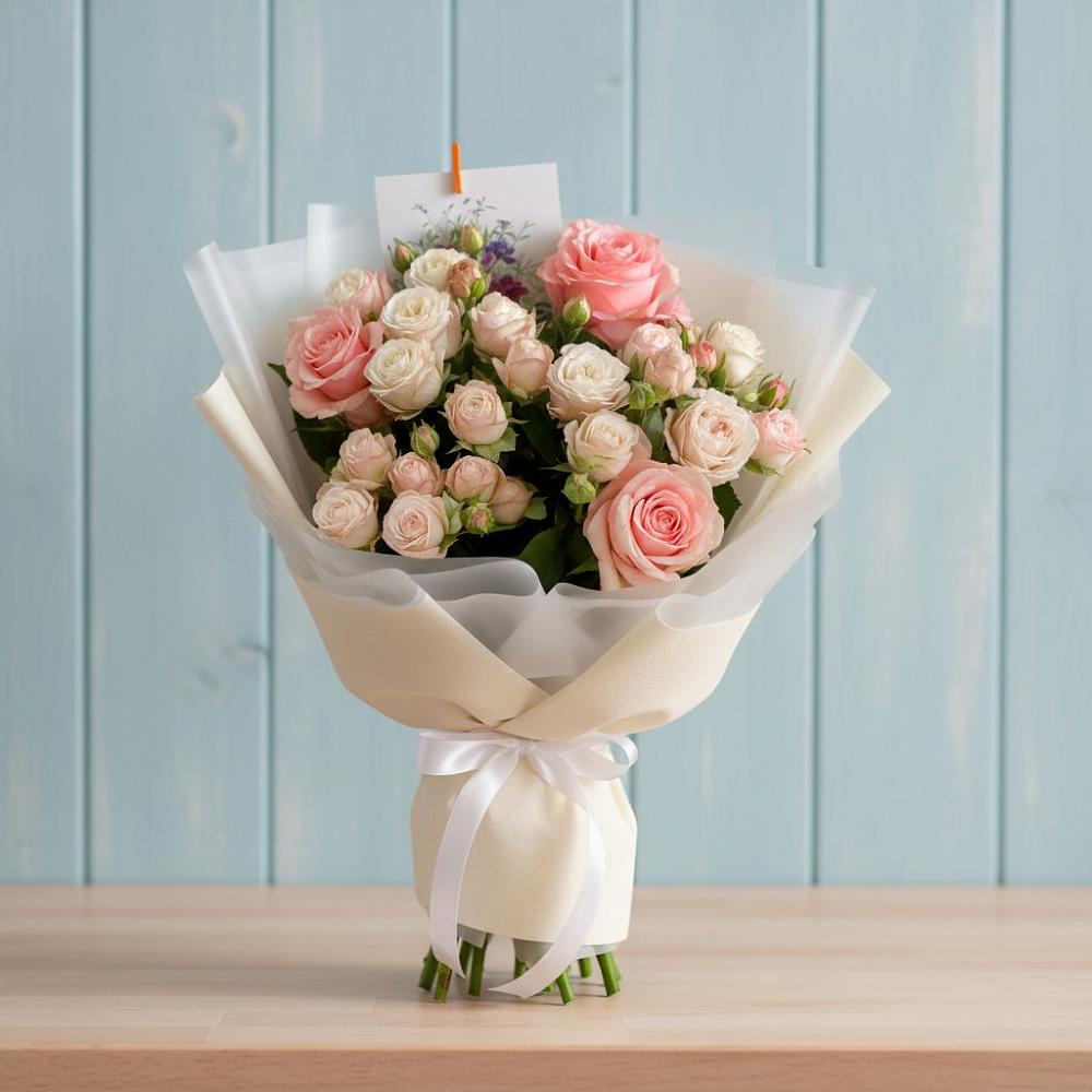 Букет цветов из: Розы в Дубровке