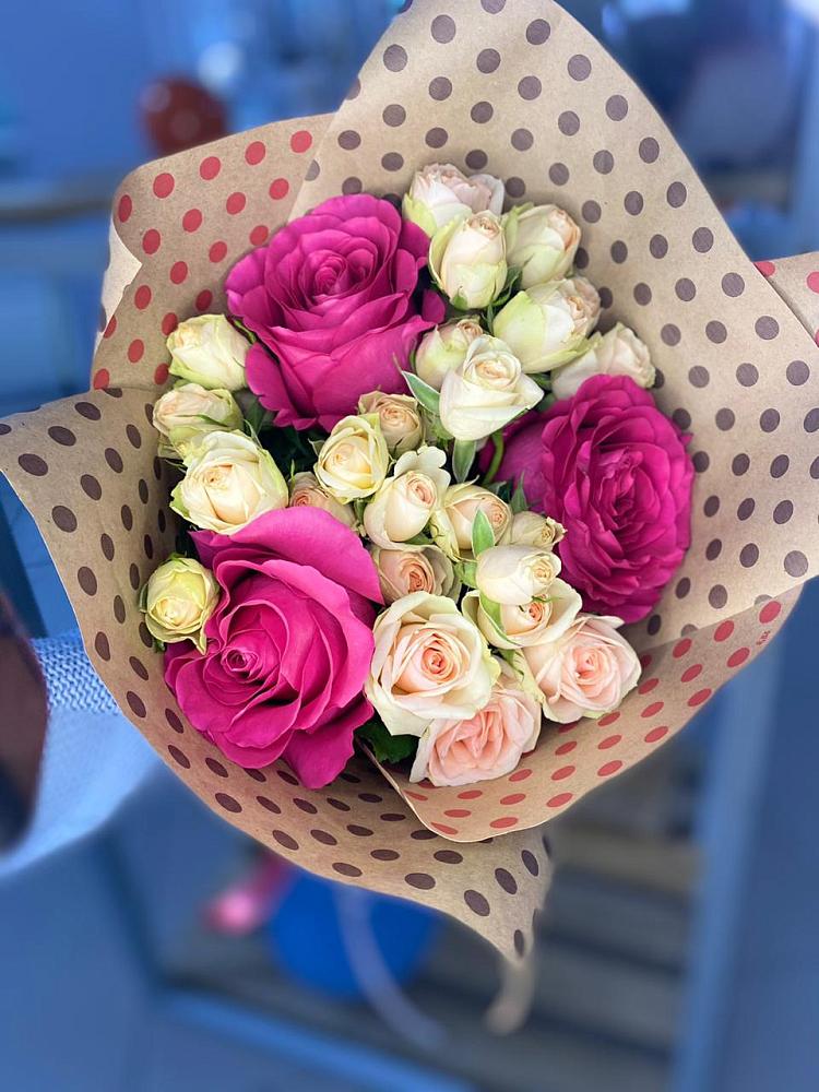 Букет цветов из: Розы в Дубровке