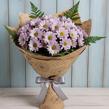 Букет цветов из:  Хризантемы #REPLACE_PRED# Дубровке