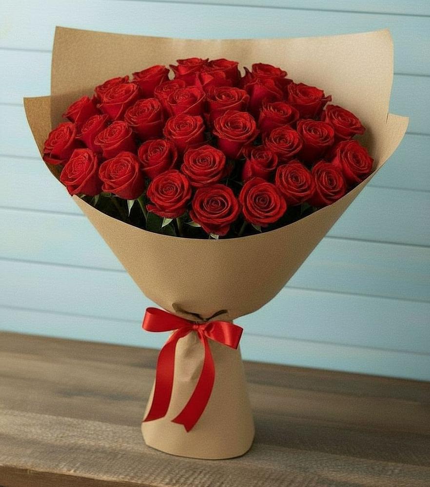 Букет Красные розы Милано в Дубровке