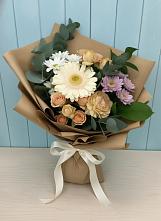 Букет цветов из:  Герберы и Хризантемы #REPLACE_PRED# Дубровке