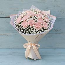 Букет цветов из:  Гвоздики в Дубровке