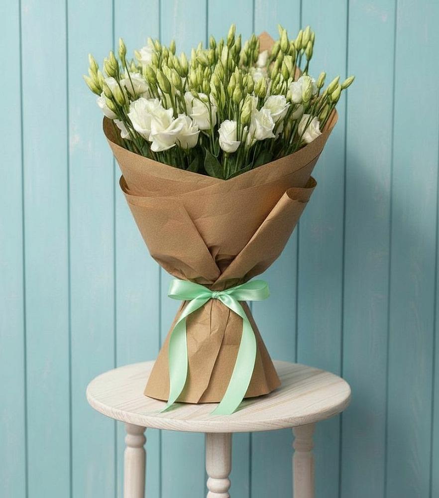 Букет цветов из: Лизиантусы в Дубровке