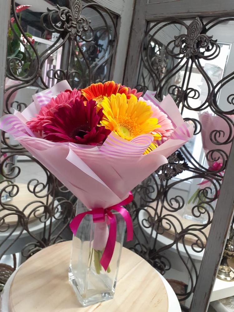 Букет цветов из: Герберы в Дубровке