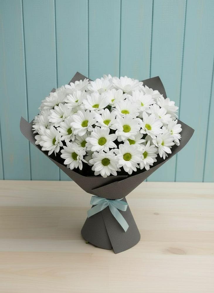 Букет цветов из: Хризантемы в Дубровке