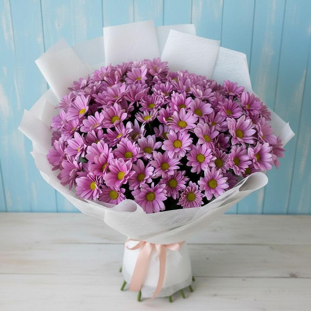 Букет цветов из: Хризантемы в Дубровке