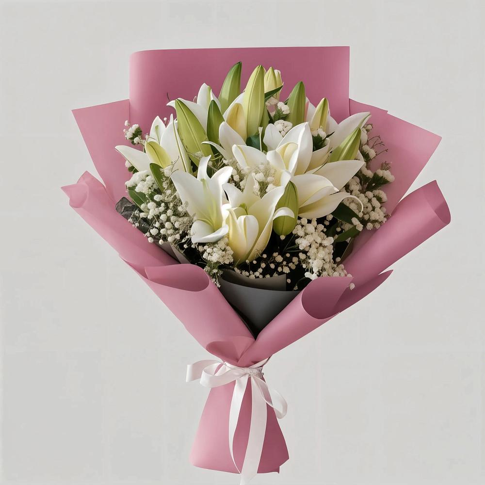 Букет цветов из: Лилии в Дубровке