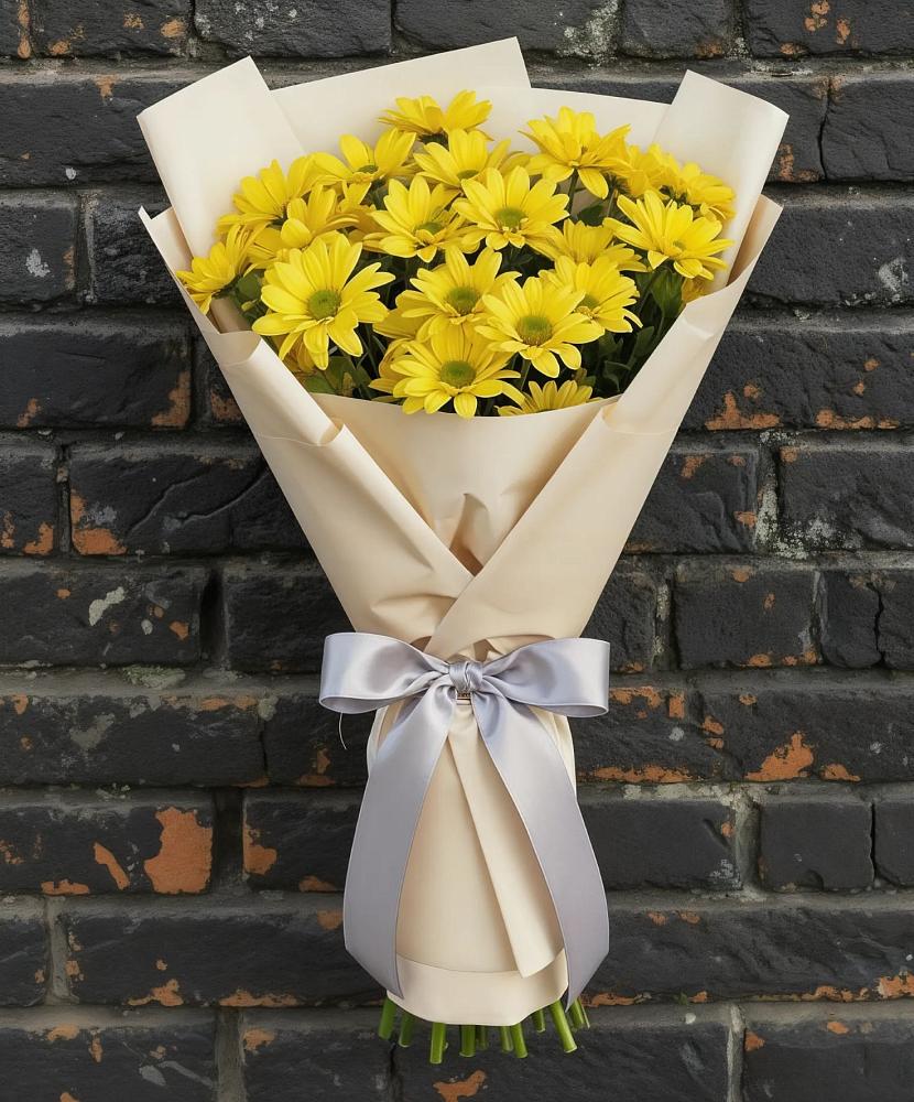 Букет цветов из: Хризантемы в Дубровке