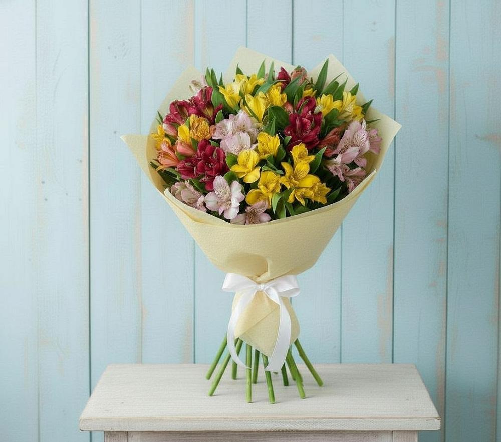 Букет цветов из: Альстромерии в Дубровке