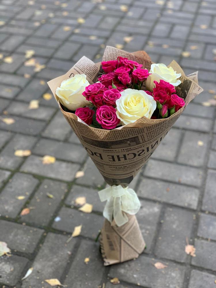 Букет цветов из: Розы в Дубровке