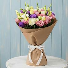 Букет цветов из:  Лизиантусы в Дубровке